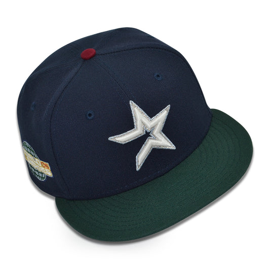 Houston Astros "EARTHBOUND" Exclusive New Era 59Fifty Fitted Hat - Nightshift Navy/Dark Green