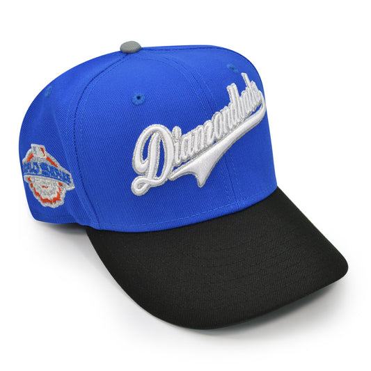Arizona Diamondbacks 2001 WORLD SERIES Exclusive New Era 59Fifty Fitted Hat - Blue Bead/Black