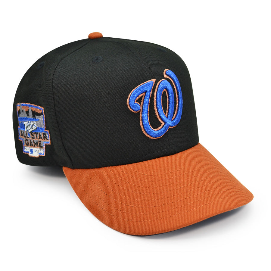 Washington Nationals 2014 ALL-STAR GAME Exclusive New Era 59Fifty Fitted Hat - Black/Rust