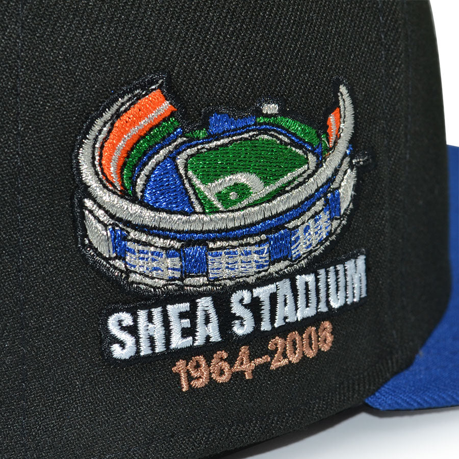 New York Mets "METROPOLITAN" Exclusive New Era 59Fifty Fitted Hat - Black/Royal
