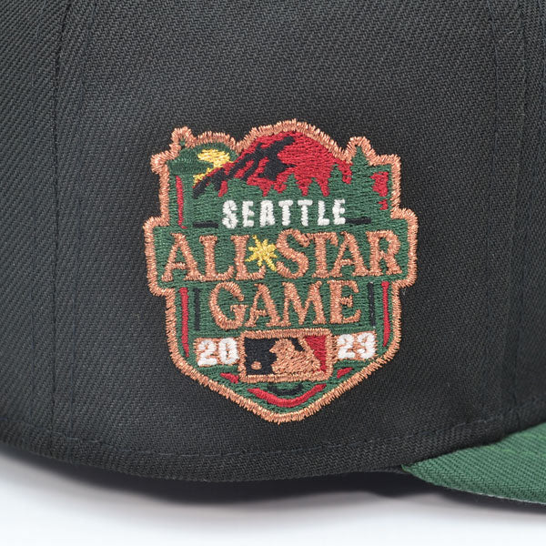 Washington Nationals Script 2023 ALL-STAR GAME Exclusive New Era 59Fifty Fitted Hat - Black/Mountain Green