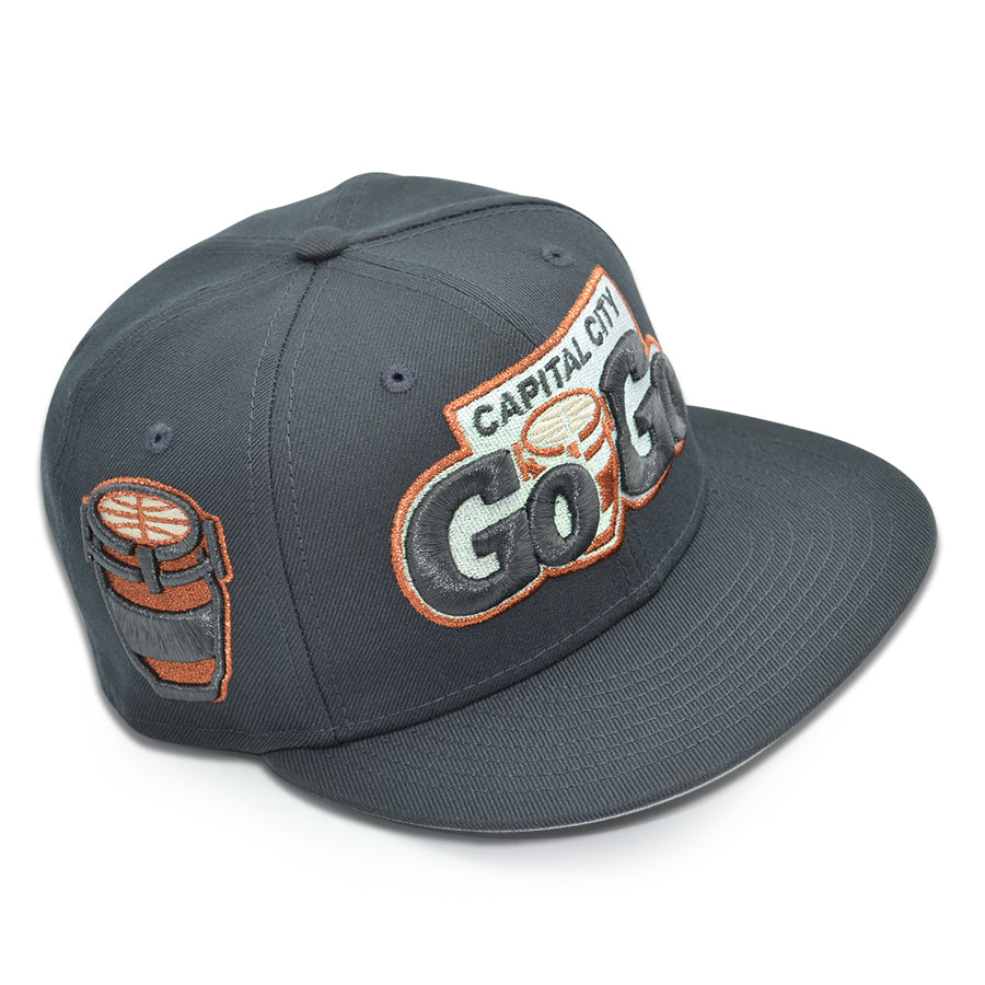 Capital City Go-Go "CAPITAL BLOOM" Wizards Exclusive New Era 59Fifty Fitted Hat - Dk Graphite