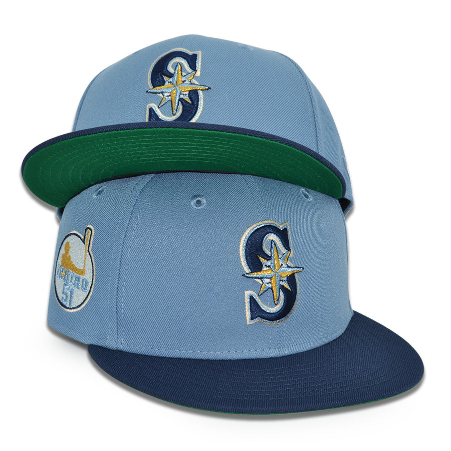 Seattle Mariners "THE ICHI" Exclusive New Era 59Fifty Fitted Hat - Faded Blue/Ocean Side