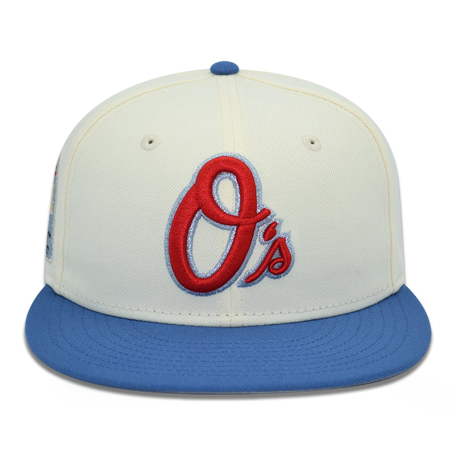 Baltimore Orioles "OMNI MAN" Exclusive New Era 59Fifty Fitted Hat - Chrome/Indigo