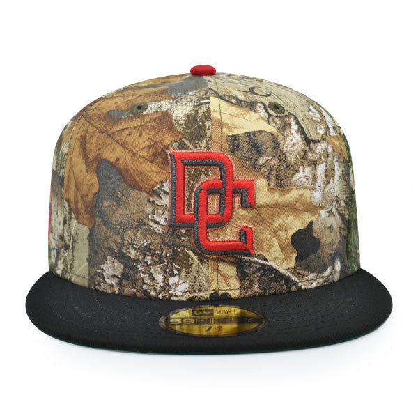Washington Nationals DC 2008 INAUGURAL SEASON Exclusive New Era 59Fifty Fitted Hat - Real Tree Camo/Black