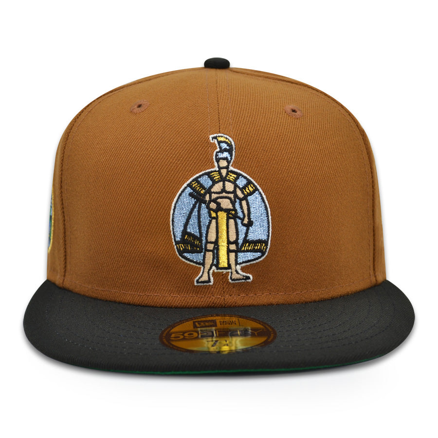 Hawaii Islanders PACIFIC COAST LEAGUE Exclusive New Era 59Fifty Fitted MILB Hat -Peanut/Black