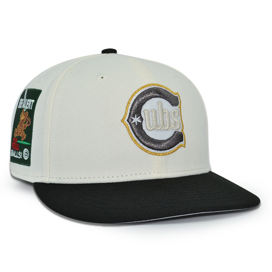 Chicago Cubs "INTER CITY" Exclusive New Era 59Fifty Fitted Hat - Chrome/Black