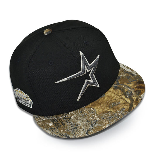 Houston Astros "REAL TX TREE" Exclusive New Era 59Fifty Fitted Hat - Black/Real Tree