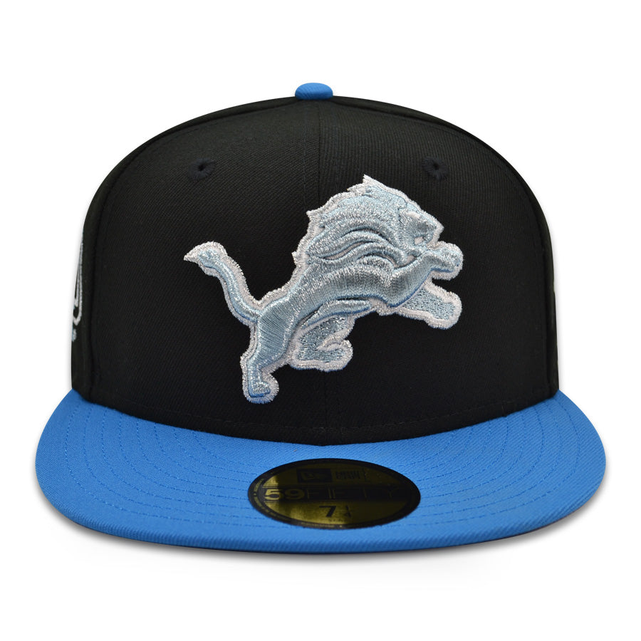 Detroit Lions "BIG BAD" Barry Sanders Exclusive NFL New Era 59Fifty Fitted Hat -Black/Rainstorm