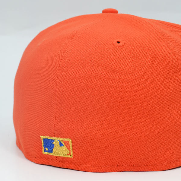 New York Mets 25th ANNIVERSARY Exclusive New Era 59Fifty Fitted Hat - Orange