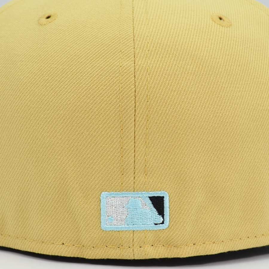 Los Angeles Dodgers 2022 ALL-STAR GAME Exclusive New Era 59Fifty Fitted Hat - Vegas Gold/Powder Blue