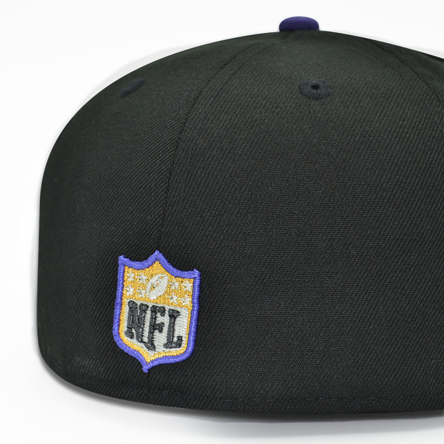 Baltimore Ravens "BLACKOUT BOWL" Exclusive New Era 59Fifty Fitted Hat - Black