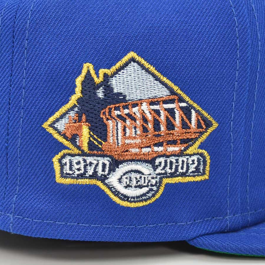 Cincinnati Reds 2002 RIVERFRONT STADIUM FINAL SEASON Exclusive New Era 59Fifty Fitted Hat - Royal