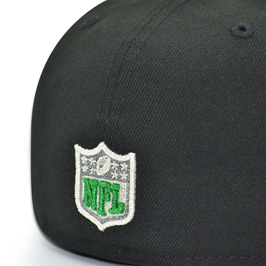Philadelphia Eagles "REVERSE HURDLE" Exclusive New Era 59Fifty Fitted Hat - Black