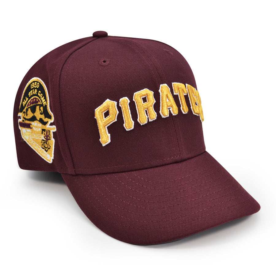 Pittsburgh Pirates 1959 ALL-STAR GAME Exclusive New Era 59Fifty Fitted Hat - Maroon