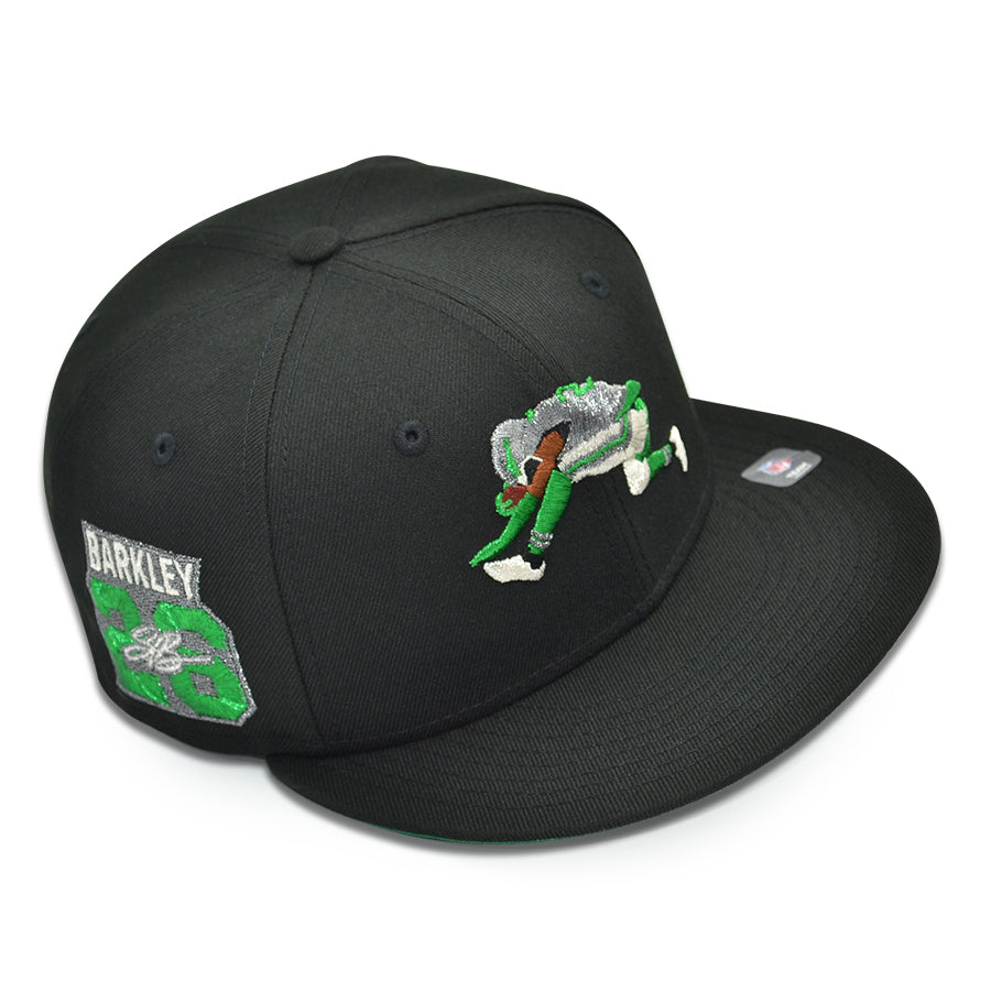 Philadelphia Eagles "REVERSE HURDLE" Exclusive New Era 59Fifty Fitted Hat - Black