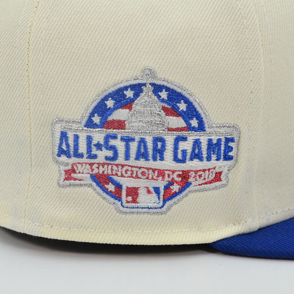 Washington Nationals 2018 ALL-STAR GAME Exclusive New Era 59Fifty Fitted Hat - Chrome/Light Royal