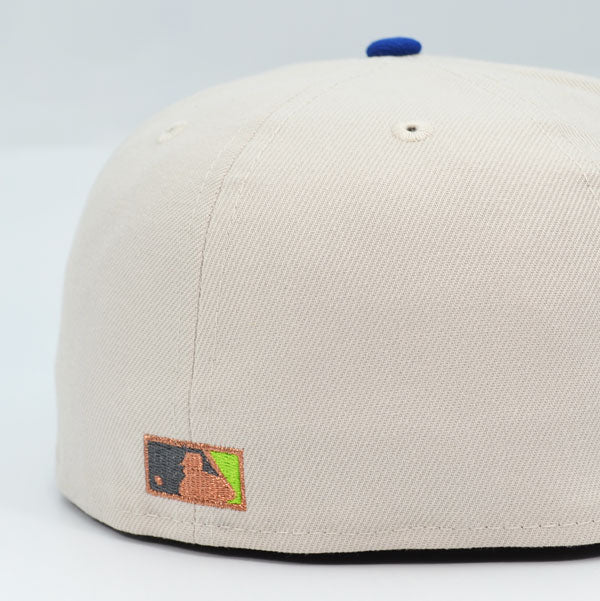 Arizona Diamondbacks 1989 INAUGURAL SEASON Exclusive New Era 59Fifty Fitted Hat - Stone/Royal