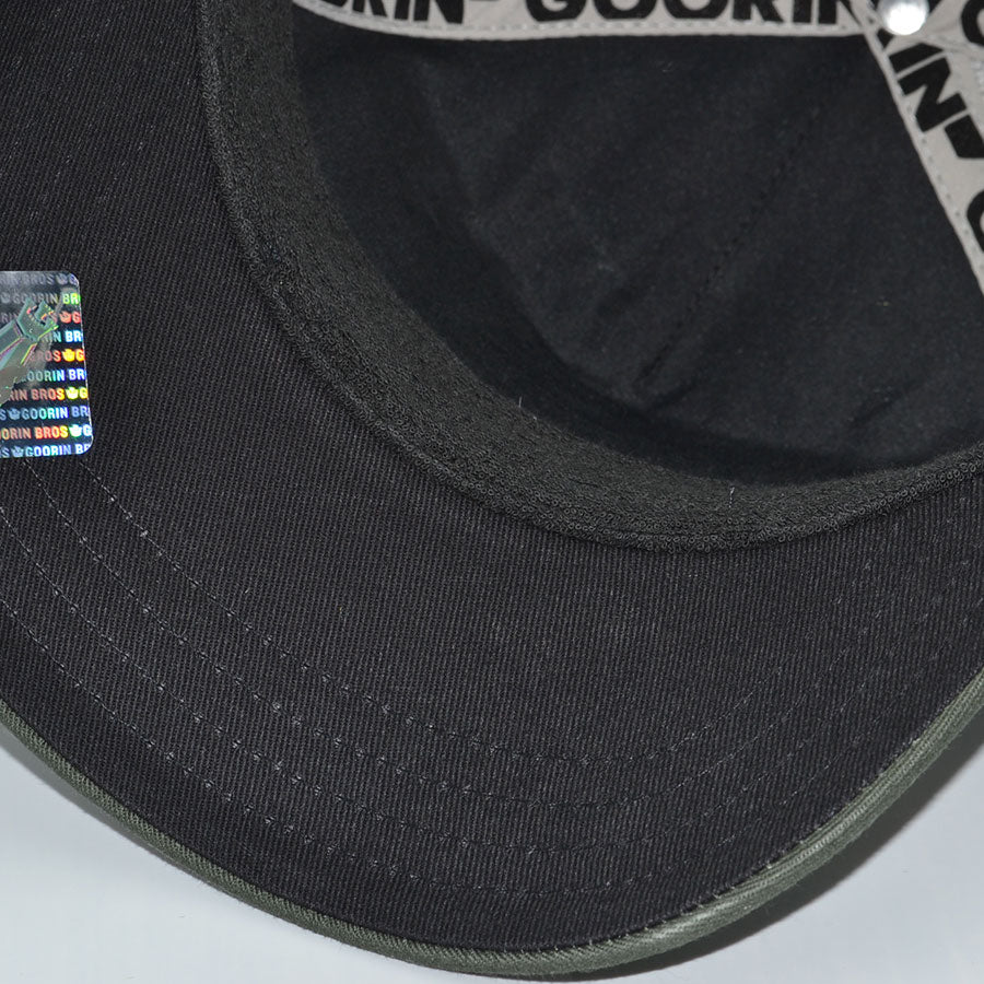 CLASSIC DEADLY ROCKER Goorin Bros Mesh Trucker Snapback Hat - Palm