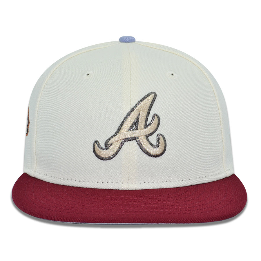 Atlanta Braves "I NEVER LIKED YOU" Exclusive New Era 59Fifty Fitted Hat - Chrome/Cardinal