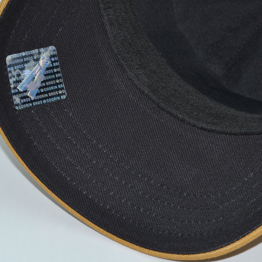 CLASSIC CRACKING ROCKER Goorin Bros Mesh Trucker Snapback Hat - Amber