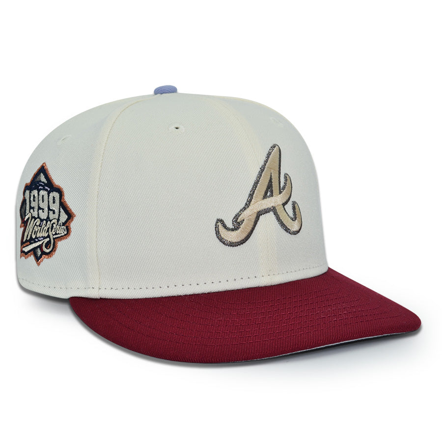 Atlanta Braves "I NEVER LIKED YOU" Exclusive New Era 59Fifty Fitted Hat - Chrome/Cardinal