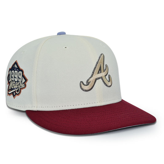 Atlanta Braves "I NEVER LIKED YOU" Exclusive New Era 59Fifty Fitted Hat - Chrome/Cardinal