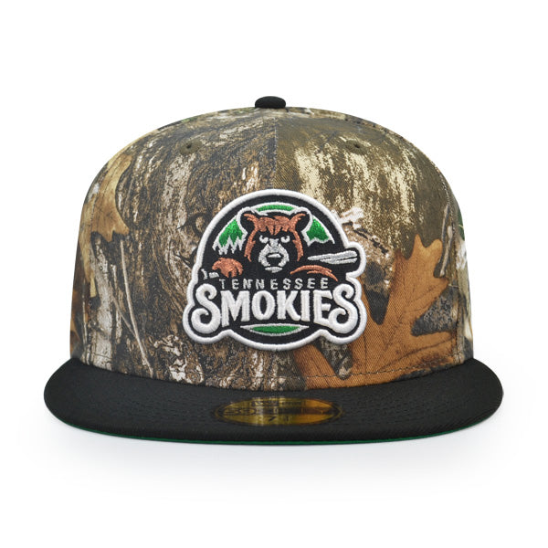 Tennessee Smokies Southern League Exclusive New Era 59Fifty Fitted Hat - Real Tree Camo/Black