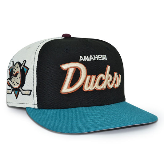 Anaheim Ducks "SPECIALITY DUCKS" Exclusive New Era 59Fifty Fitted Hat - Black/Chrome/Teal