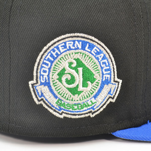 Tennessee Smokies Southern League Exclusive New Era 59Fifty Fitted Hat - Black/Blue Bead