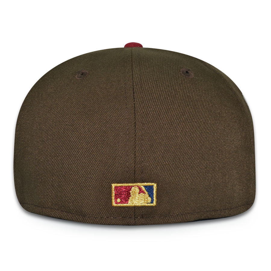 Arizona Diamondbacks "WHITE MAMBA" Exclusive New Era 59Fifty Fitted Hat - Walnut/Oceanside