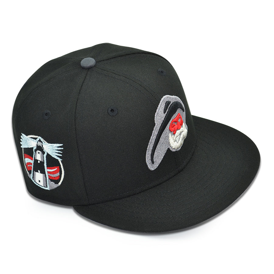 New York Islanders "BLOODY HOOK" Exclusive New Era 59Fifty Fitted Hat - Black