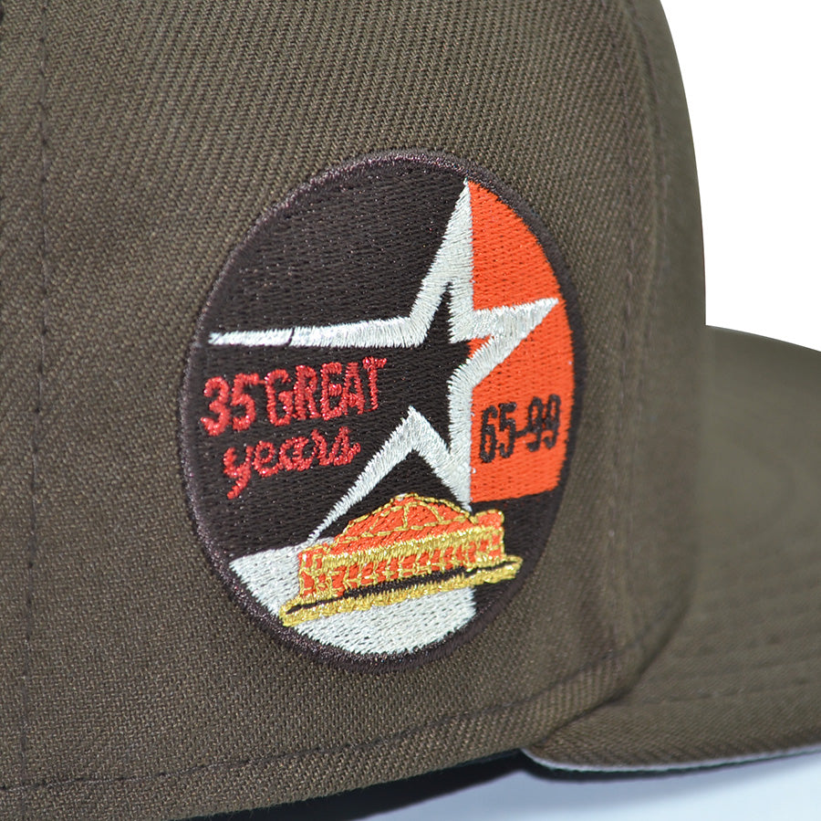 Houston Astros "HARDEST PIT" Exclusive New Era 59Fifty Fitted Hat - Walnut