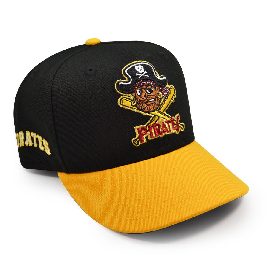 Pittsburgh Pirates ALTERNATE LOGO Exclusive New Era 59Fifty Fitted Hat - Black/Yellow