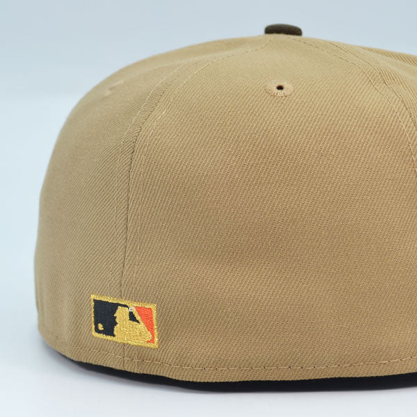 Baltimore Orioles 30th Anniversary Exclusive New Era 59Fifty Fitted Hat - Khaki/Walnut