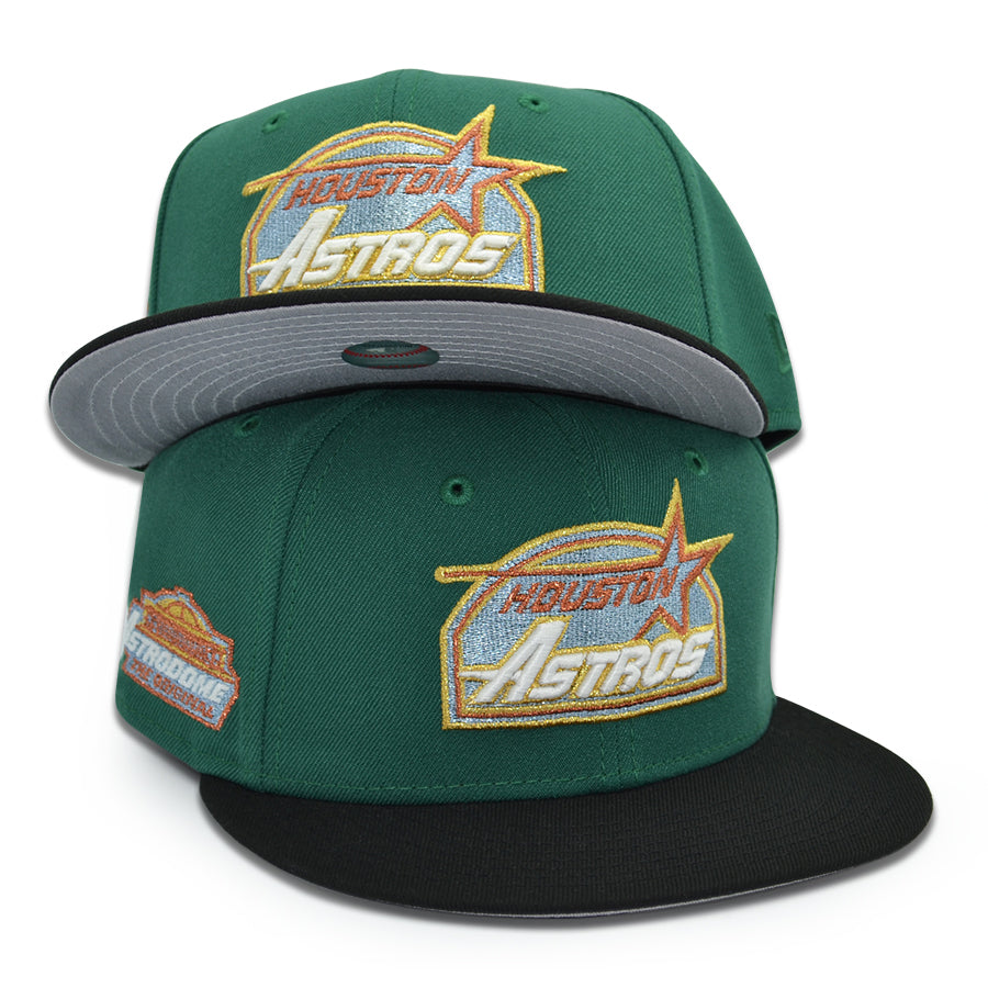 Houston Astros "GASOGREEN" Exclusive New Era 59Fifty Fitted Hat - Emerald/Black