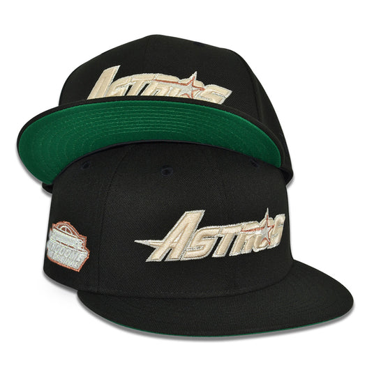 Houston Astros "TEXAS SMOKE" Exclusive New Era 59Fifty Fitted Hat - Smokie Black