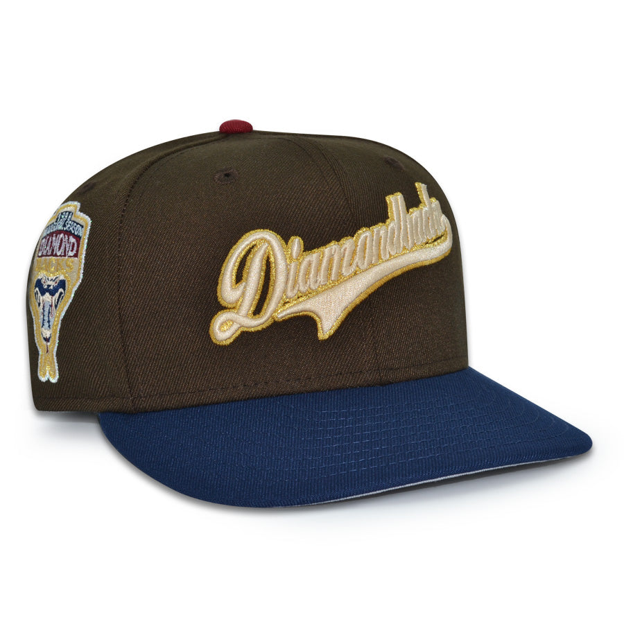 Arizona Diamondbacks "WHITE MAMBA" Exclusive New Era 59Fifty Fitted Hat - Walnut/Oceanside