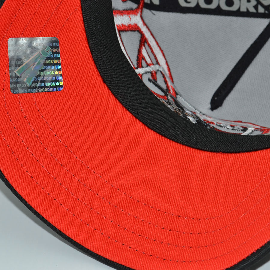 OLD ENGLISH GOAT Goorin Bros Mesh Trucker Snapback Hat - Black