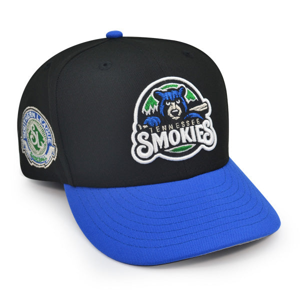 Tennessee Smokies Southern League Exclusive New Era 59Fifty Fitted Hat - Black/Blue Bead