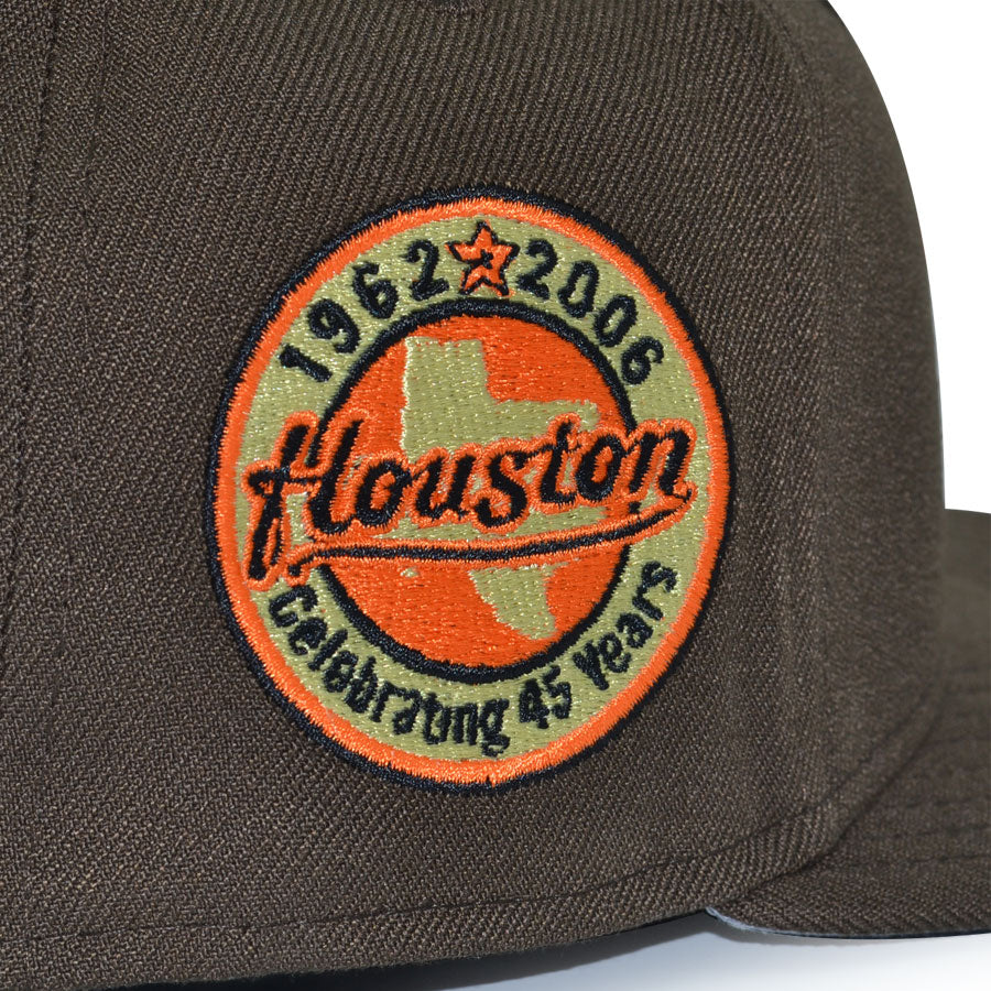 Houston Astros "CLASSIC RODEO" Exclusive New Era 59Fifty Fitted Hat - Walnut