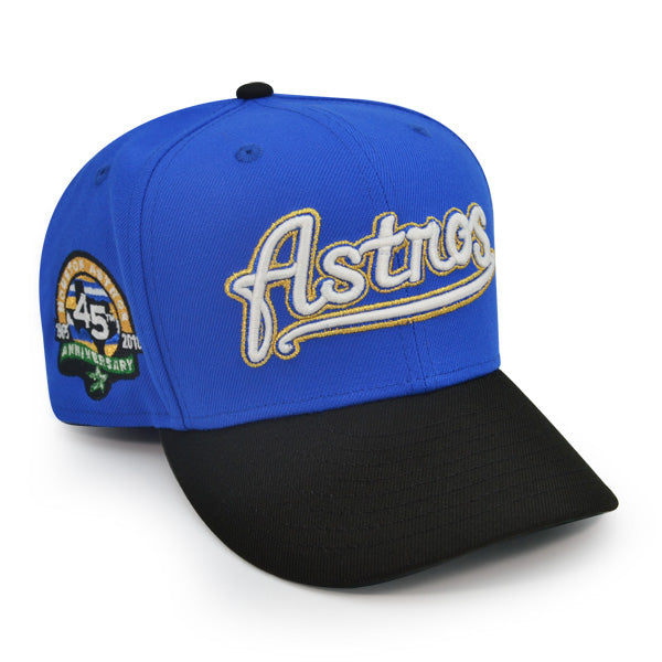 Houston Astros 45th Anniversary Exclusive New Era 59Fifty Fitted Hat - Royal/Black