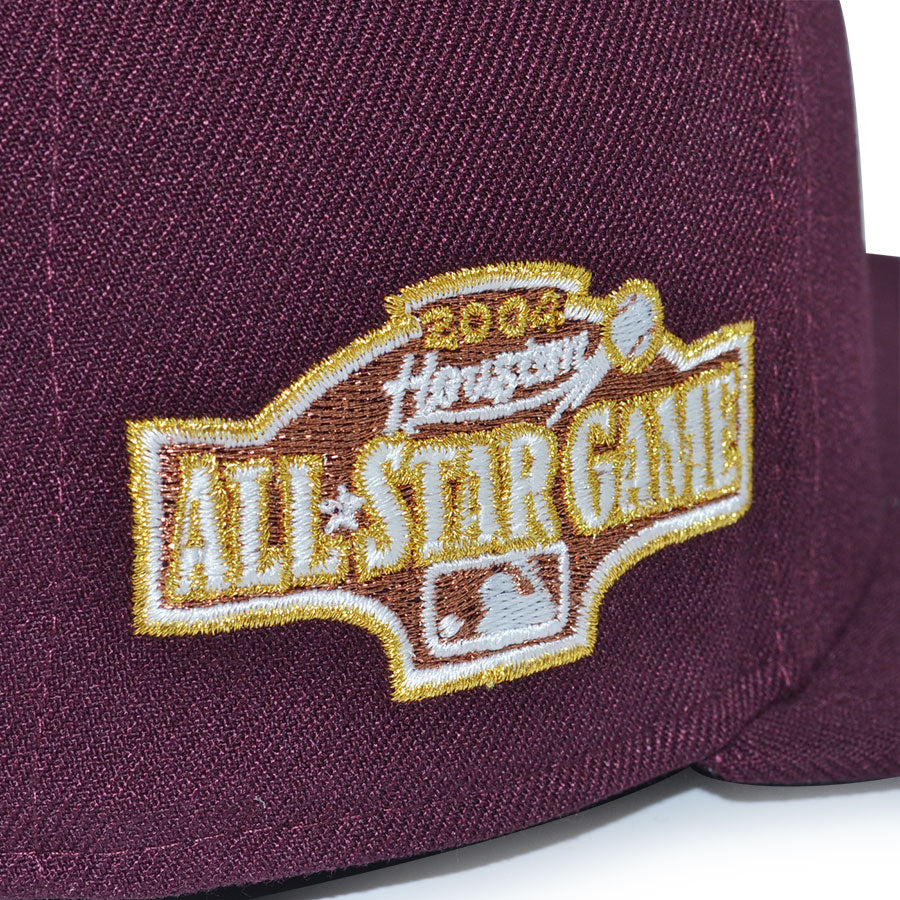 Houston Astros "FINE WINE" Exclusive New Era 59Fifty Fitted Hat - Maroon