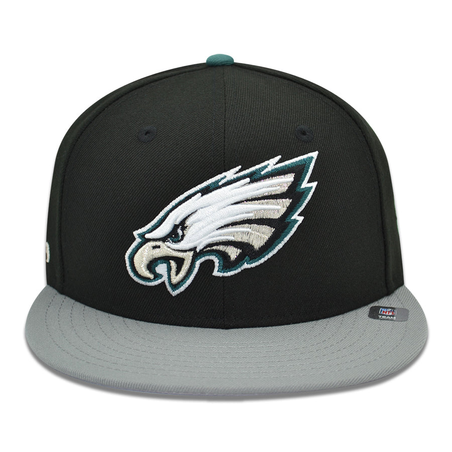 Philadelphia Eagles "LEAP OF FAITH" Exclusive New Era 59Fifty Fitted Hat - Black/Graphite