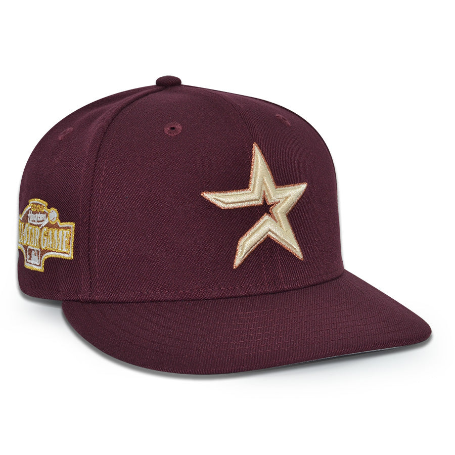Houston Astros "FINE WINE" Exclusive New Era 59Fifty Fitted Hat - Maroon