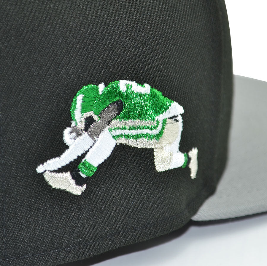 Philadelphia Eagles "LEAP OF FAITH" Exclusive New Era 59Fifty Fitted Hat - Black/Graphite