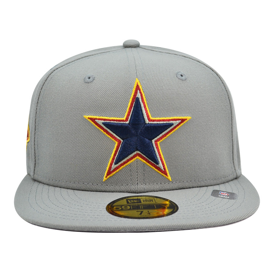 Dallas Cowboys New Era Exclusive SUPER BOWL XXVlll 59Fifty Fitted Hat - Gray