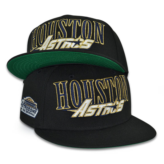 Houston Astros "SHOCKER" Exclusive New Era 59Fifty Fitted Hat - Black