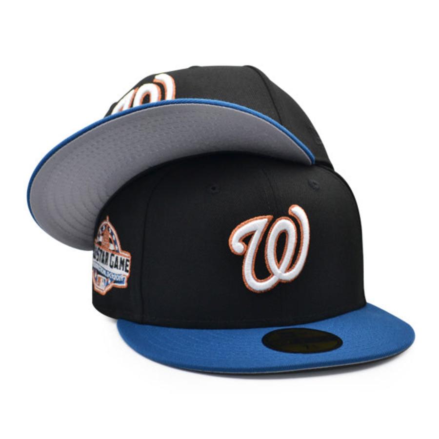 Washington Nationals 2018 ALL-STAR GAME Exclusive New Era 59Fifty Fitted Hat – Black/Seashore Blue