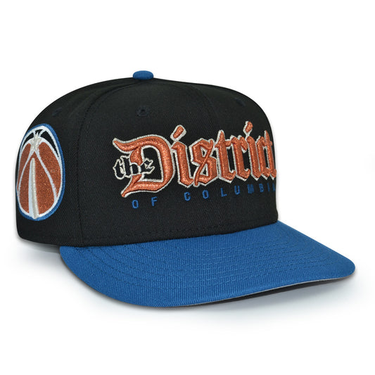 Washington Wizards "HOMETOWN" The District Exclusive New Era 59Fifty Fitted Hat -Black/Seashore